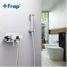 Гігієнічний душ Frap F7508 з приладовим краном 1/2", хром
