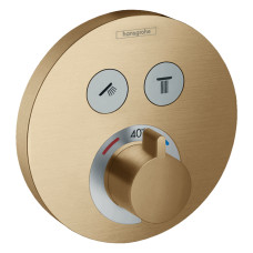 SHOWERSELECT S термостат для 2х споживачів, ПМ, колір  шліфованна бронза
