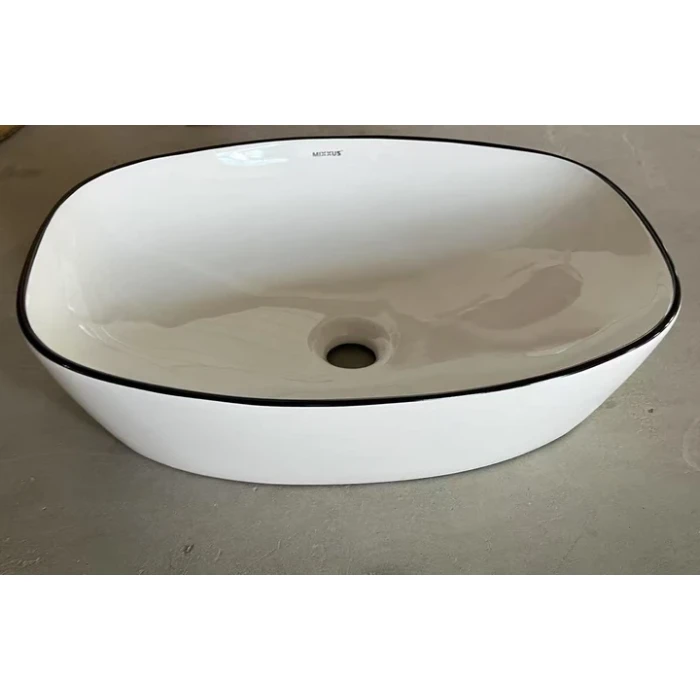 Умивальник накладний овальний 500х380х140 MIXXUS PREMIUM DIVERSE-0109 керамічнна
