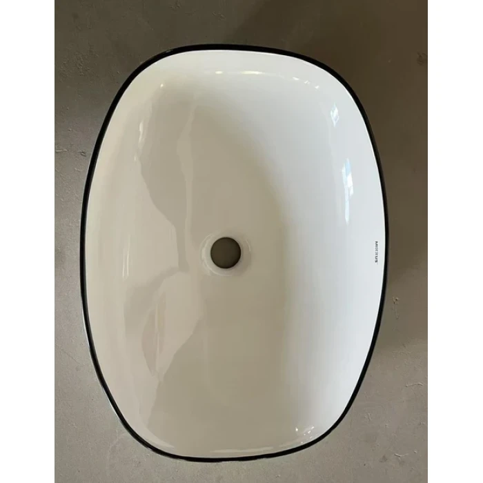 Умивальник накладний овальний 500х380х140 MIXXUS PREMIUM DIVERSE-0109 керамічнна