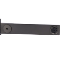 Излив Qtap (59,4x59,4x247) для душевой системы скрытого монтажа Gemini Gunmetal Black PVD QTGEM594594247GMB50130