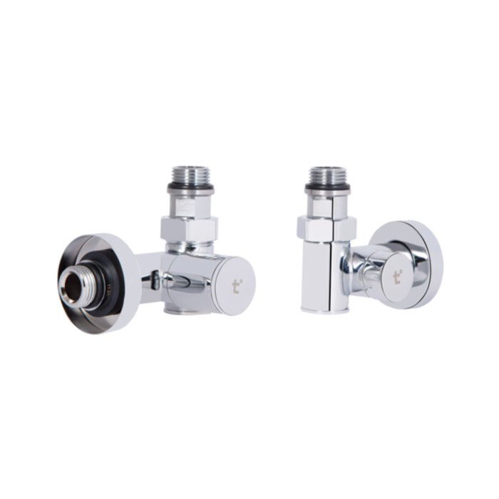 Комплект Кранов SD Forte 1/2" НР для сушилки полотенец угловой SF395W15HE