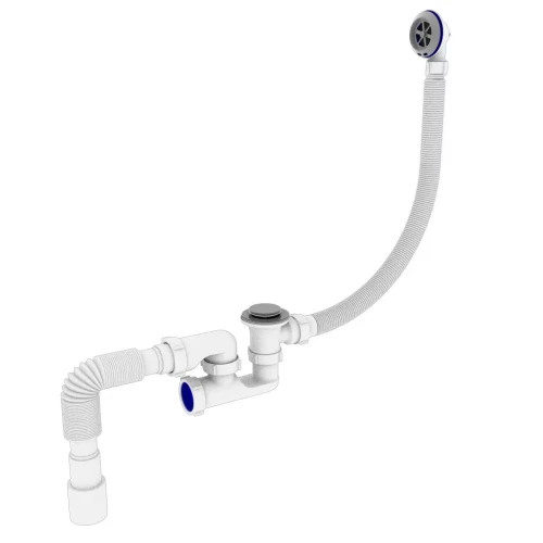Сифон для ванни Kronoplast В-0550 К 40/50 Сlick-Сlack з переливом (SR27200133)