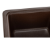 Мийка GRANADO ALANIS 574x460x197 прямокутна marron + сифон