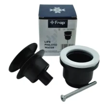 Донний клапан Frap F62-7 натискний, 1 1/4", чорний