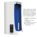 Бойлер электрический Thermo Alliance 100 л плоский вертикальный, сухой ТЭН 2 кВт (0,8+1,2) DT100V20G(PD)-D/2