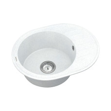 Мойка Vankor Lira 570х450х170 овал  Sahara + сифон