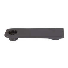 Излив Qtap (160х44х21,5) для душевой системы Vlasta New Gunmetal Black PVD QTVLA16044215GMB49669