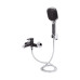 Смеситель для ванны Qtap Grand (c душевым гарнитуром) QTGRABCR006 Chrome/Black