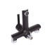 Смеситель для ванны Qtap Grand (c душевым гарнитуром) QTGRABCR006 Chrome/Black