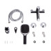 Смеситель для ванны Qtap Grand (c душевым гарнитуром) QTGRABCR006 Chrome/Black