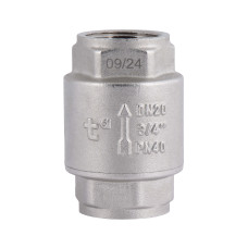 Обратний клапан Thermo Alliance Forte 3/4"ВВ никель с латунным штоком TAF240W20