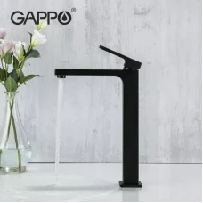 Змішувач для умивальника GAPPO G1017-62, чорний
