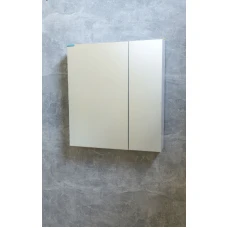 Дзеркальна шафа 60см ПАНОРАМА Barco Blanco (2дв.) лев.білий