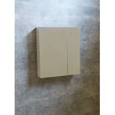 Дзеркальна шафа 60см ПАНОРАМА Barco Blanco (2дв.) лев.білий