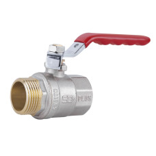 Кран шаровой SD Plus 1" ВН для воды (рычаг) SD605NW25PN40