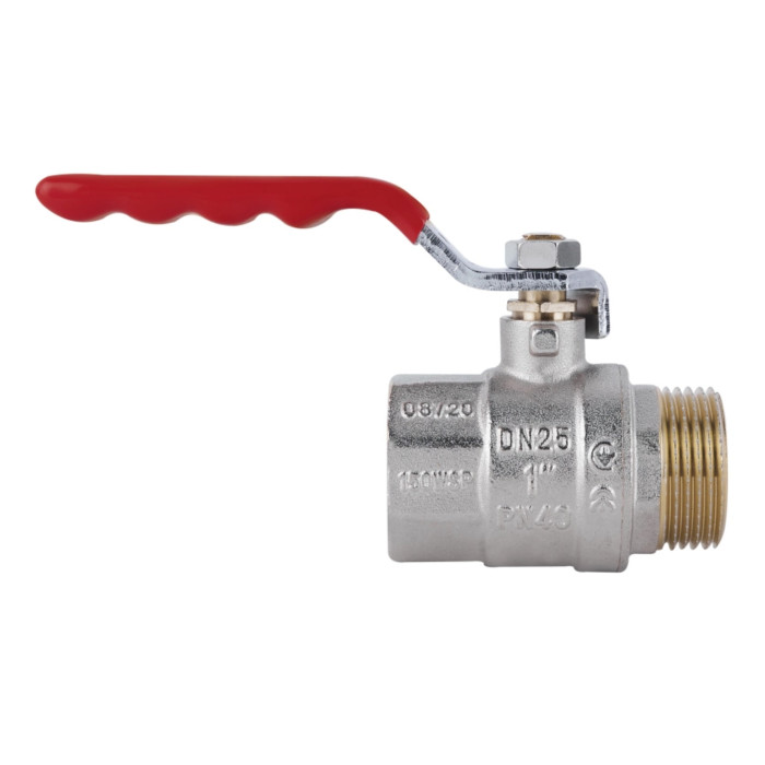 Кран шаровой SD Plus 1" ВН для воды (рычаг) SD605NW25PN40
