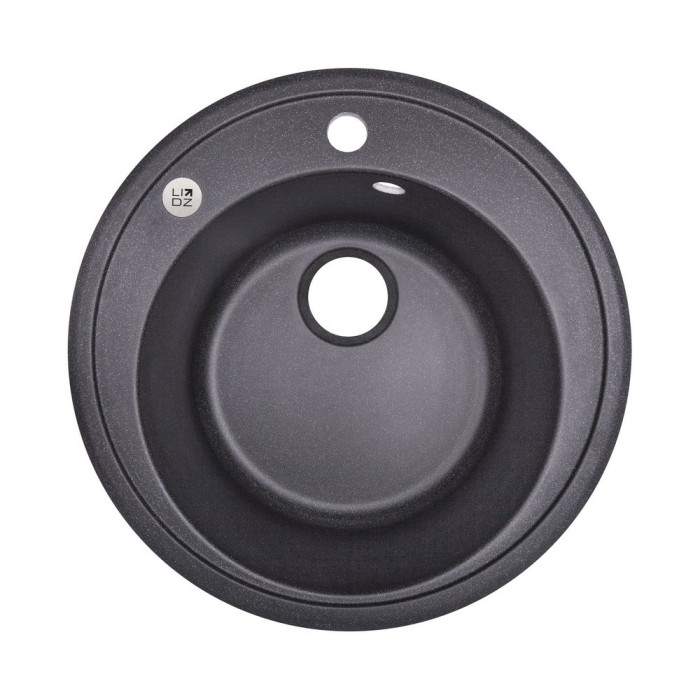 Кухонная мойка Lidz D510/200 BLA-03 (LidzBLA03D510200)