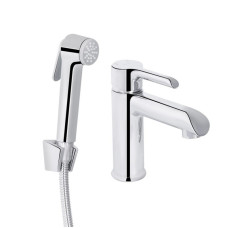 Смеситель для  умыв с гигиенич. душем  Q-TAP Grand d-35, хром