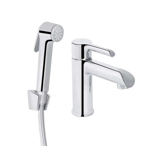 Смеситель для  умыв с гигиенич. душем  Q-TAP Grand d-35, хром