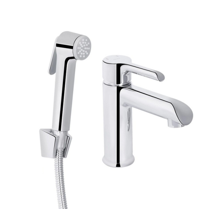 Смеситель для  умыв с гигиенич. душем  Q-TAP Grand d-35, хром