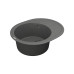 Мойка Vankor Sity  620х500х200 овал. Gray + сифон