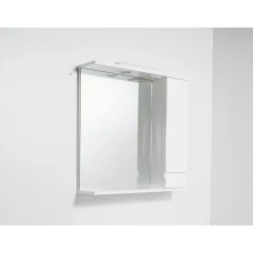 Зеркало-шкаф с полкой 55x71х17 НЕВАДА белый (L)
