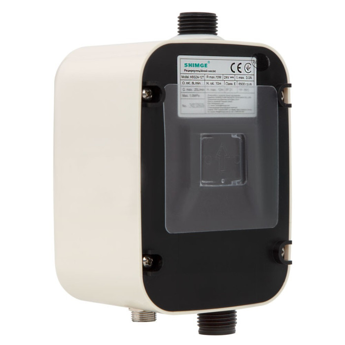HBS24-12T SHIMGE блок рецирк.(Hmax=12м.Qmax=1.2м³ + гайка1/2"+ кабель зі штепс {8/1}