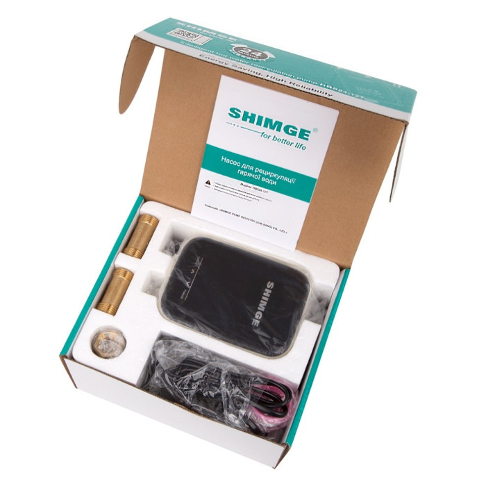 HBS24-12T SHIMGE блок рецирк.(Hmax=12м.Qmax=1.2м³ + гайка1/2"+ кабель зі штепс {8/1}