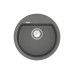 Мийка для кухні Vankor Easy EMR 01.45 Gray кругла з сифоном