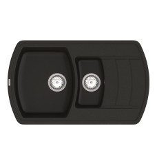 Мойка для кухни из исскуственого камня Vankor Norton NMP 04.86 Black прямоугольная 