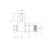Кран радиаторный Icma 1/2" прямой №815