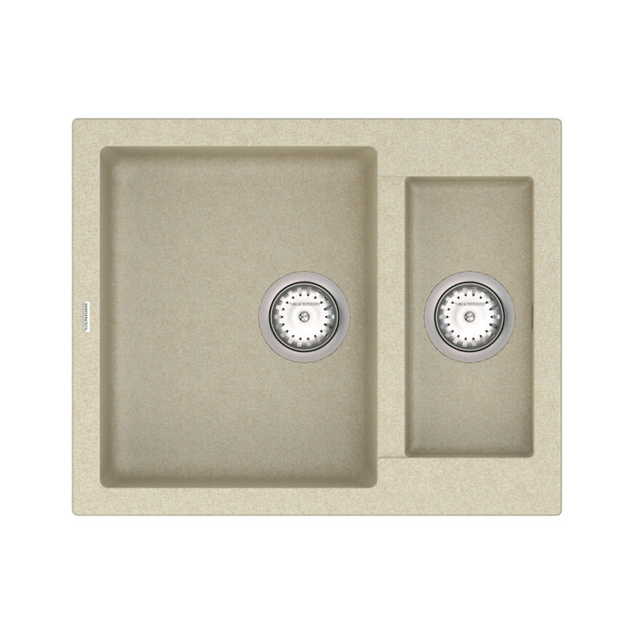 Мийка для кухні Vankor Orman OMP 03.61 Beige прямокутна з сифоном