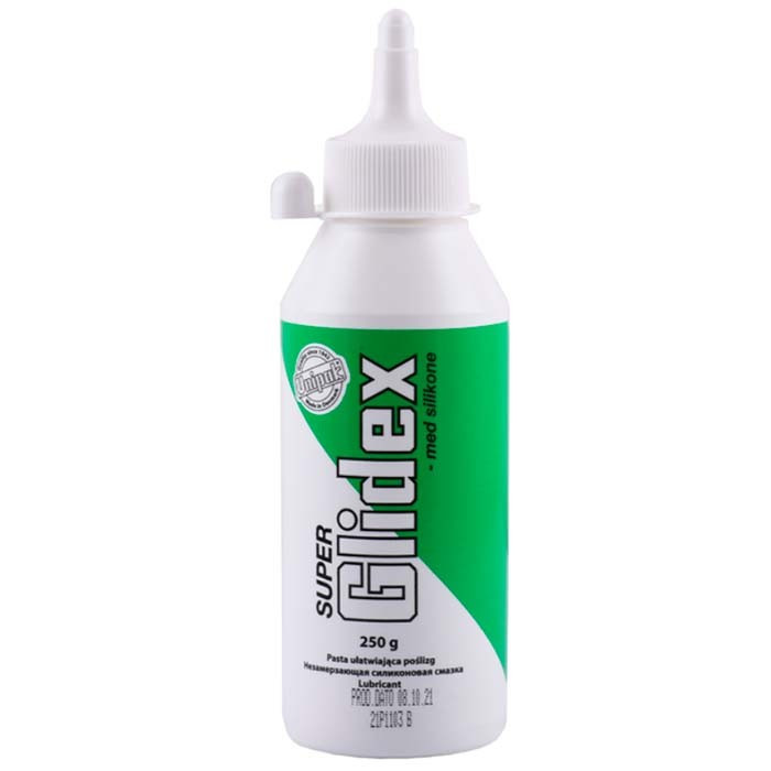 Смазочный состав в бутылке для сборки канализации Super Glidex 250 г