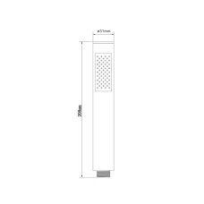 Лійка ручного душу PERLA Kira, хром PSF1005