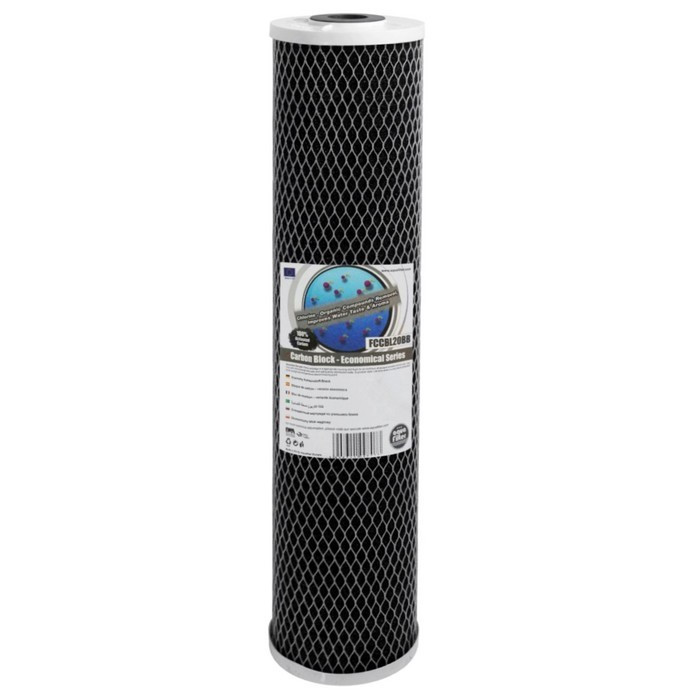 Картридж уголь брикет от хлора 20 BIG BLUE AQUA FILTER