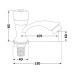 Кран на одну воду для раковины Brinex BW 0221