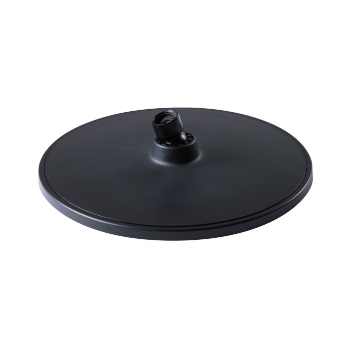 Лейка для верхнего душа Qtap Hlavova 230 мм округлая QTHLAVA228O1ZBB Black Matt