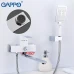 Змішувач для ванни GAPPO G2207-7, білий/хром
