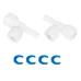 Трійник 1/4"стрижень x 1/4"цанга x 1/4"цанга (КРАТНО 10 шт) (ST023-A)  {10}