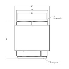 Обратный клапан SD Plus с латунным штоком 2" SD240W50