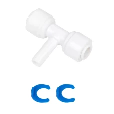 Фітинг трійник ITAL 1/4"Q x 1/4" N x 1/4"Q (кратно 10 шт) (ST005A)