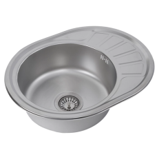 Мойка миникепка 570х450х180 сатин PLATINUM