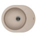 Мийка GRANADO MARBELLA 606x495x200 овальна terra + сифон+корзинка метал.