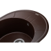Мийка GRANADO MARBELLA marron 606x495x200 овальна  + сифон