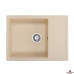 Мойка для кухни из искуственого камня Granado LINARES 675x495x200 прямоугольная ivori + сифон
