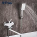 Змішувач для ванни Frap F2258, білий/хром