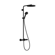 PULSIFY S PURO Showerpipe душова система 260 з термостатом, колір чорний матовий