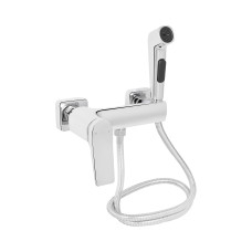 Набор для гигиенического душа  Q-TAP Nando смеситель, лейка, шланг хром