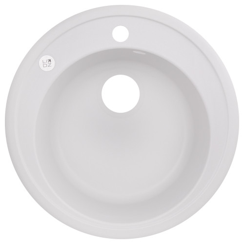 Кухонная мойка Lidz D510/200 WHI-01 (LidzWHI01D510200)